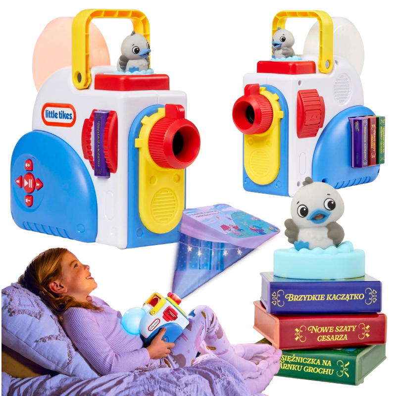Little Tikes Projektor Story Dream Machine Interaktywny Bajek Dla Dzieci 3 Klasyczne Bajki Dźwięk Światło