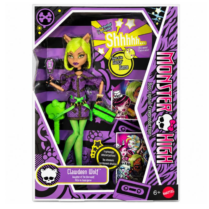OUTLET! Lalka Kolekcjonerska Monster High Dawn of the Dance 2026 Laleczka Modowa + Akcesoria Oryginalna Clawdeen Wolf