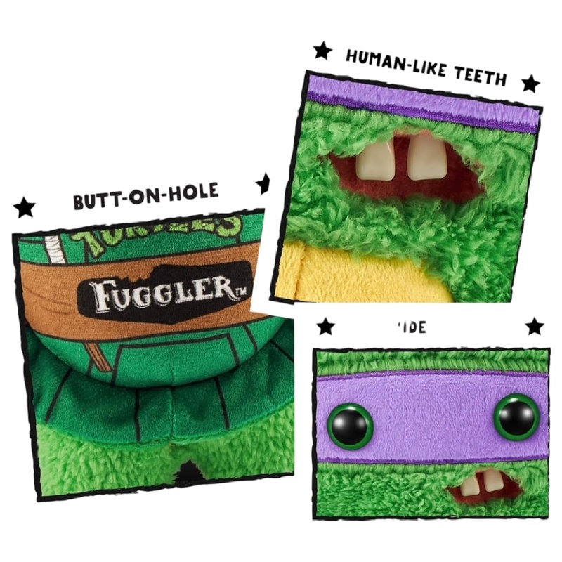 Fuggler Funny Ugly Monster X Żółwie Ninja Donatello Brzydki Pluszak Straszna Śmieszna Maskotka 4+