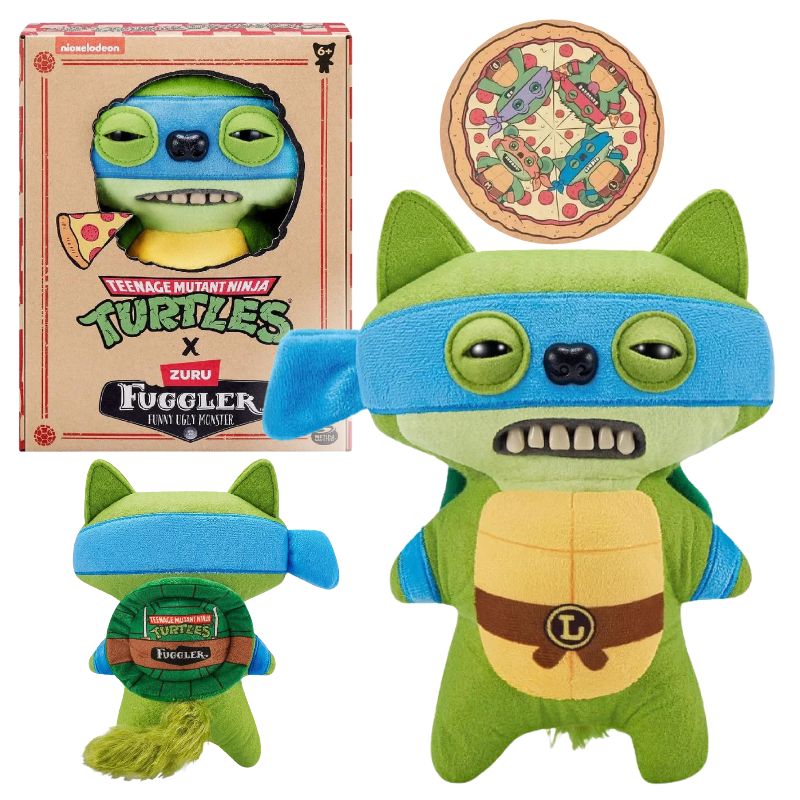 Fuggler Funny Ugly Monster X Żółwie Ninja Leonardo Brzydki Pluszak Straszna Śmieszna Maskotka 4+