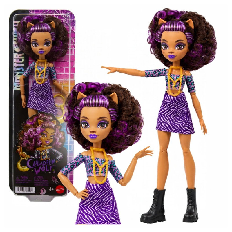  Mattel Monster High Lalka Modowa Clawdeen Wolf Czarująca Figurka Dla Dzieci 27 Cm Jml47
