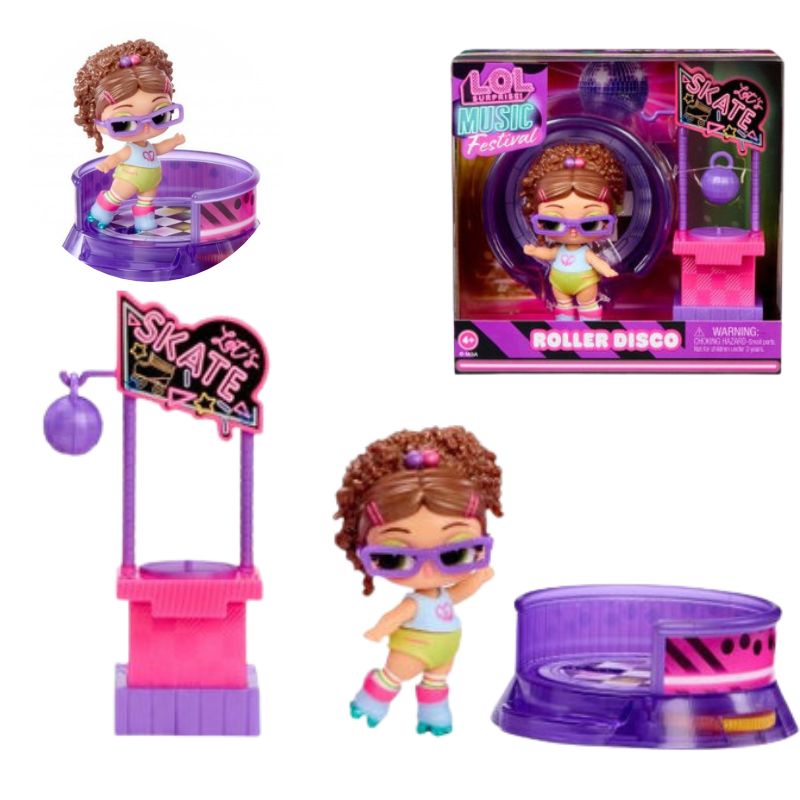 LOL Surprise Seria Music Festival Roller Disco Figurka Meble Niespodzianka 3+