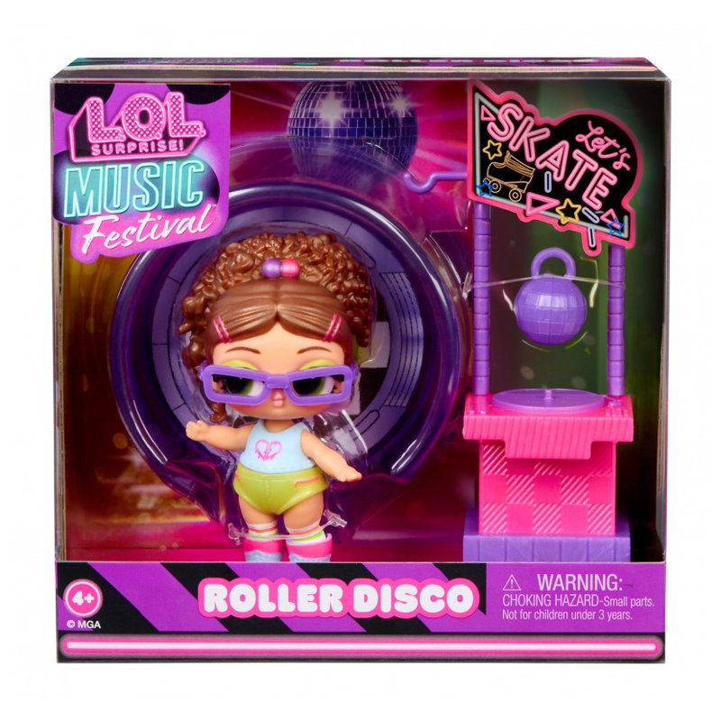 LOL Surprise Seria Music Festival Roller Disco Figurka Meble Niespodzianka 3+