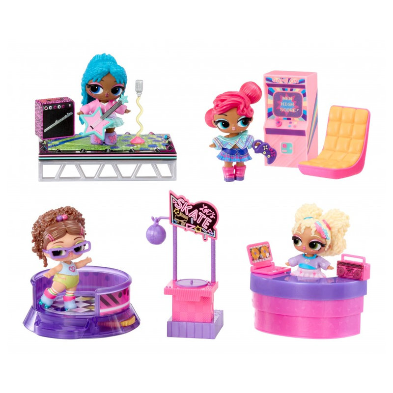 LOL Surprise Seria Music Festival Roller Disco Figurka Meble Niespodzianka 3+