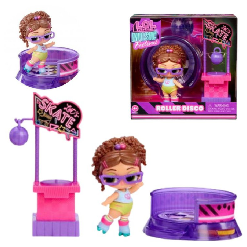  LOL Surprise Seria Music Festival Roller Disco Figurka Niespodzianka Zestaw Dla Dzieci 3+