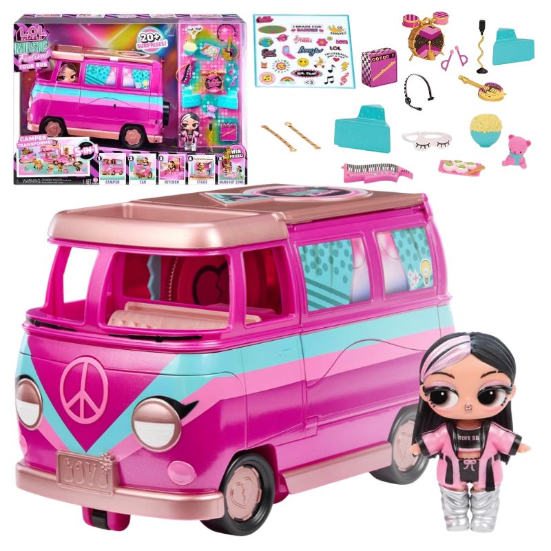 LOL Surprise Zestaw Zabawka Bus Autokar Modowa Lalka Akcesoria Dla Dzieci L.O.L Surprise Prezent