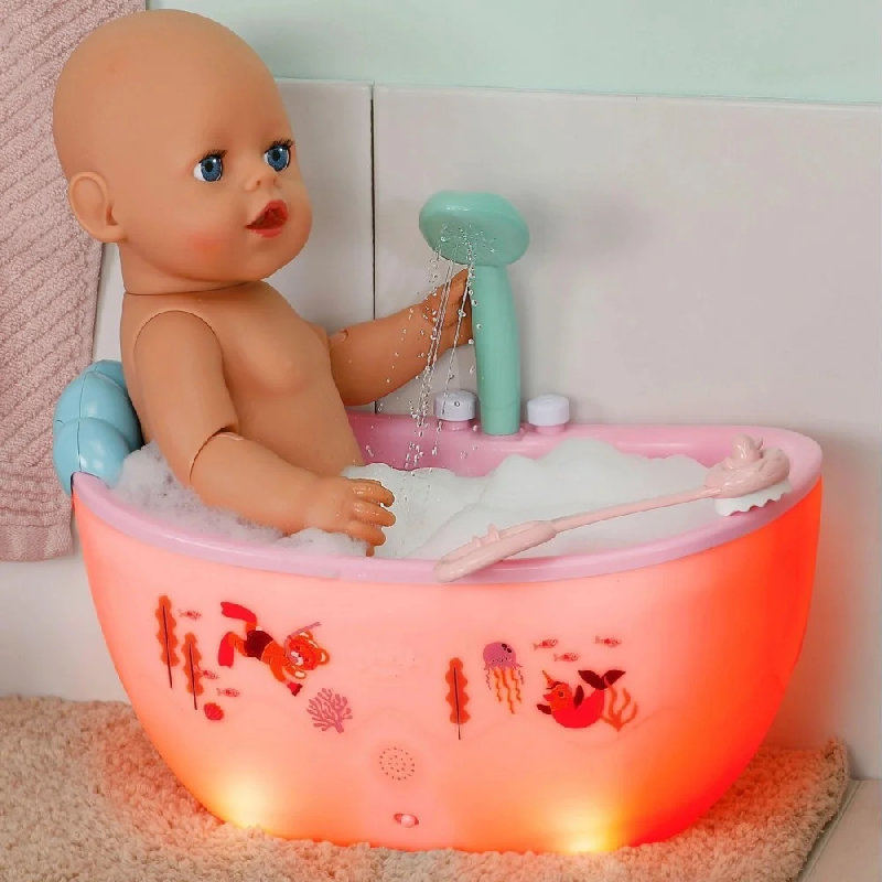 Interaktywna Lalka Baby Born Click And Play Emma 43cm Bobas Sika Płacze Akcesoria Smoczek Butelka 3+