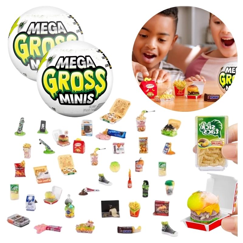 Zuru 5 Surprise Kula Zepsute Jedzenie Mega Gross Minis Niespodzianka Figurki Kapsuła Z Obrzydliwymi Figurkami Niespodziankami